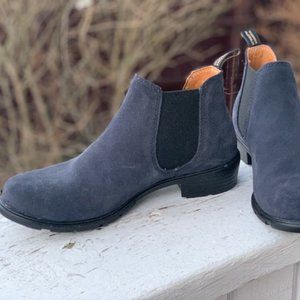 Blundstone #1971 navy low-cut ankle boot US 10